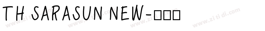 TH SARASUN NEW字体转换